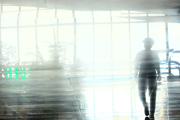 shadow of people  and building