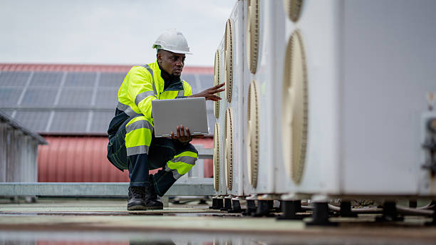 istock Engineers is checking the air conditioning cooling system of a major building or industrial facility. 2225311791