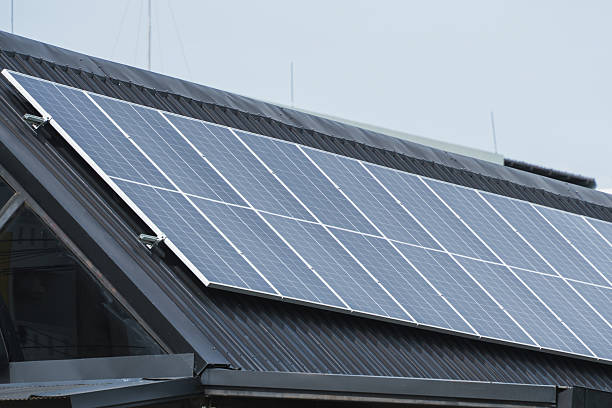 istock Solar panels installed on the rooftop, harnessing sunlight to generate clean and renewable energy for sustainable living. 2225312645
