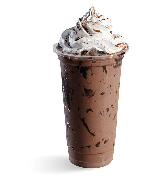 istock Chocolate frappe with whipped cream topping 2225315040