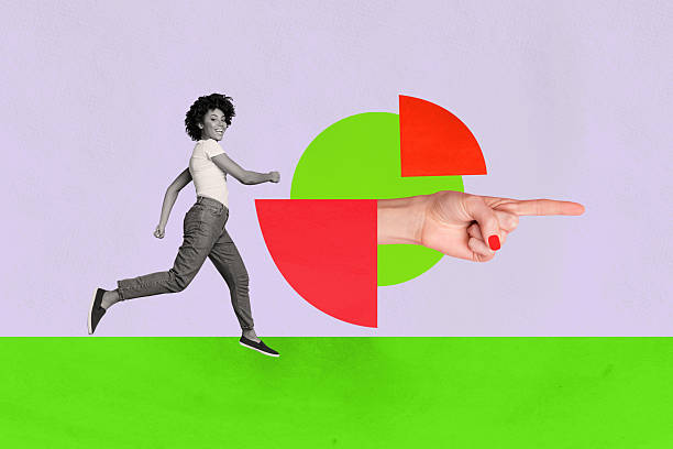 istock Collage of people office tools arrow chart symbolizing business growth earnings teamwork career development 2225316785