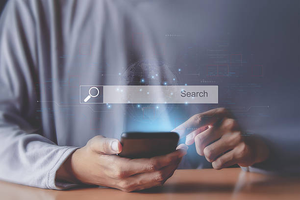 istock internet search Internet use for business and communication 2225320457