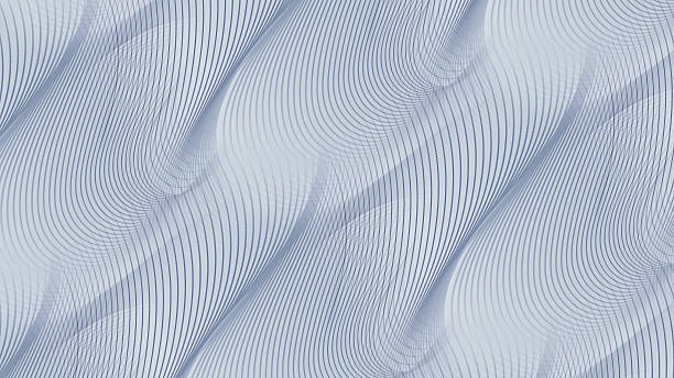 istock Pale blue and white abstract background with wavy, intricate line patterns creating a subtle optical illusion 2225323473
