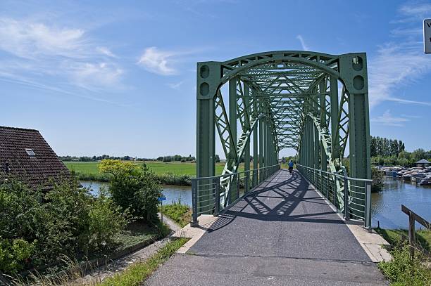 istock Tram bridge along De Gaag near Schipluiden 2225325294