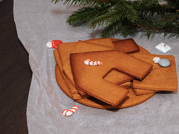 istock Homemade gingerbread house 2225325754
