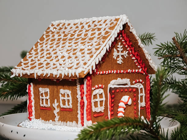 istock Homemade gingerbread house 2225325935