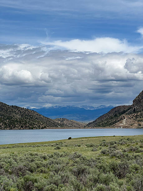 istock Mountain Lake Under Dramatic Sky, Ruby Reservoir and Tobacco Root Mountains 2225332866