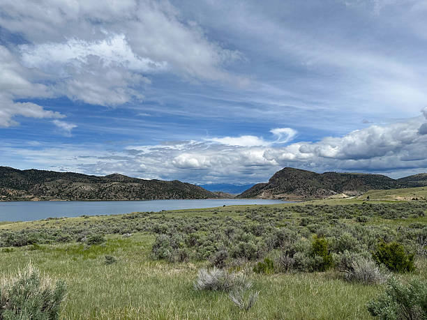 istock Mountain Lake Under Dramatic Sky, Ruby Reservoir and Tobacco Root Mountains 2225332871