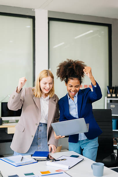 istock Those who work hard, win in the conference room new startup project 2225337294