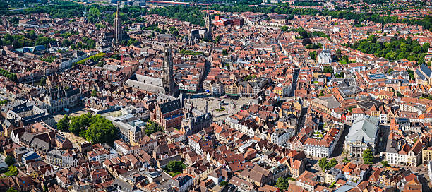 istock Bruges, Belgium from above 2225337610