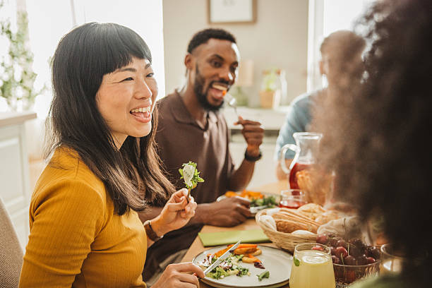 istock Dinner party with friends 2225342772