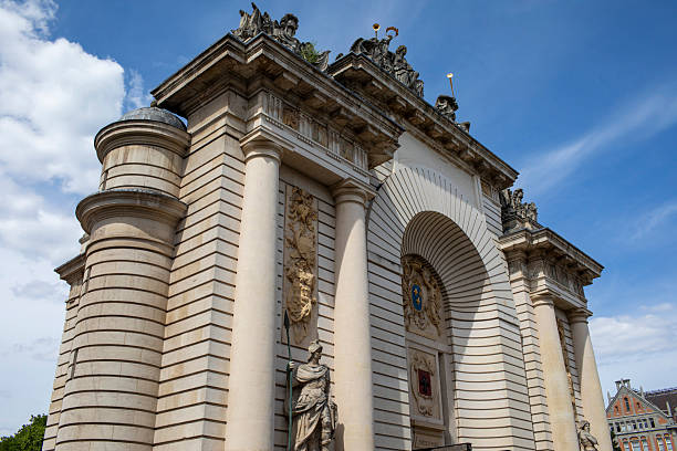 istock Porte de Paris arch in Lille 2225344531