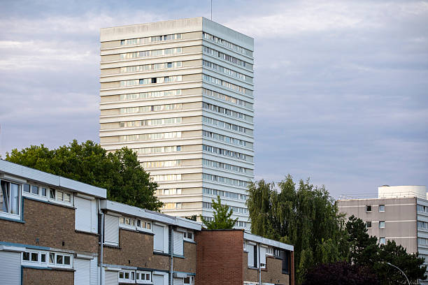 Part of a series: Houses, flats and streets in Mons-en-Barœul - a suburban, residential district of Lille, France