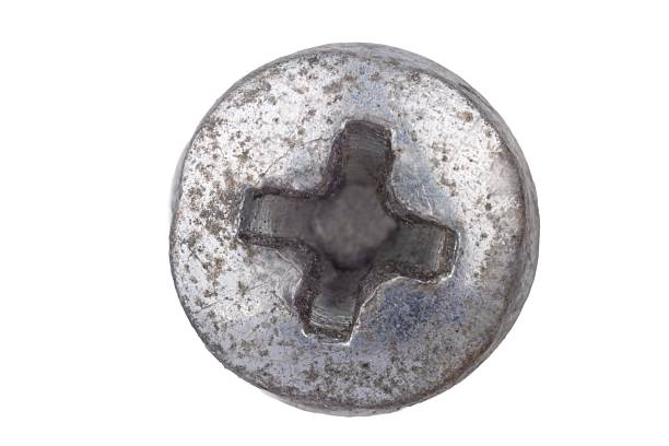 istock Industrial Phillips Screw Head Macro Isolated 2225346859