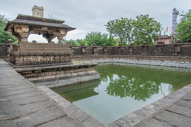 istock Elegant step-well known as Pushkarni. 2225350782