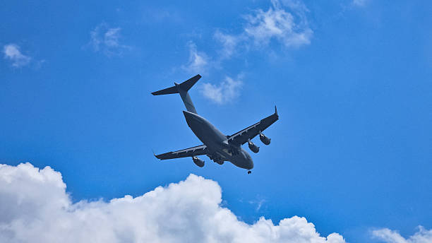 istock A plane flying in the sky. 2225352324