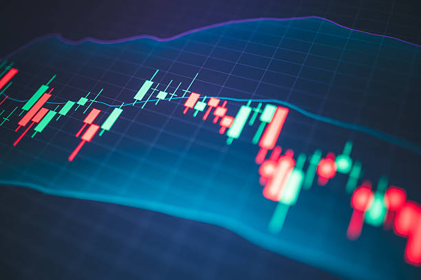 istock glowing candlestick chart with technical indicators and volume analysis on futuristic trading screen displaying market volatility and trend lines for digital stock analysis 2225358097