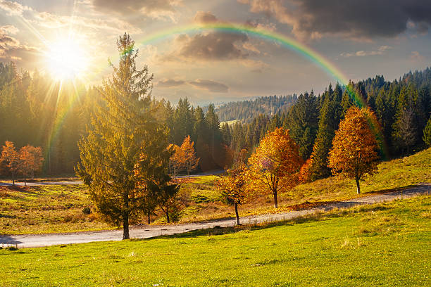 istock countryside mountain landscape in autumn at sunset 2225358852