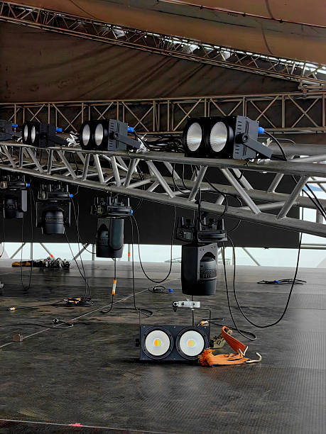 istock stage lighting setup in theater for an upcoming performance with various equipment. closeup. 2225358947