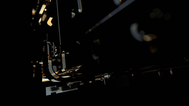 istock Metal Details Highlighted By Light 2225359055