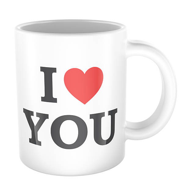 istock I love you, white ceramic mug. 3D rendering 2225364959