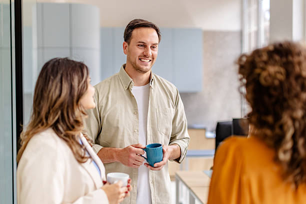 istock Engaging teamwork in a modern office setting during a collaborative meeting with colleagues 2225369270