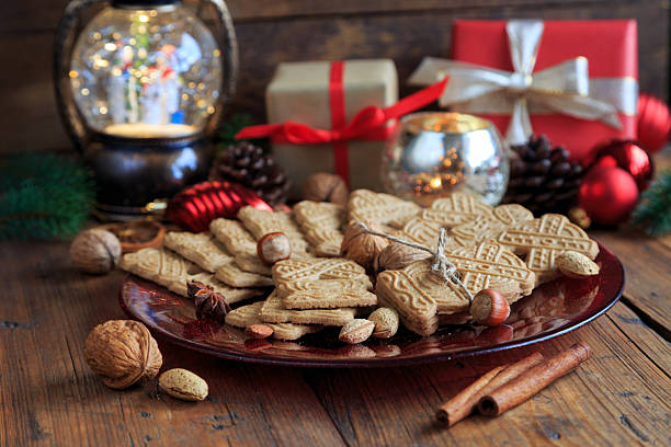 istock Delicious speculaas cookies for Christmas 2225369624