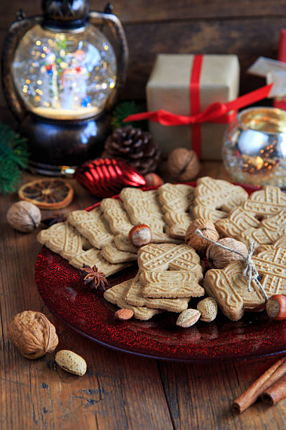 istock Delicious speculaas cookies for Christmas 2225369629