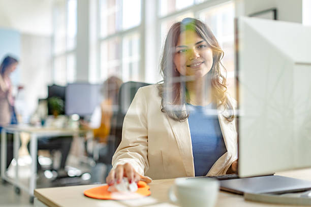 istock Professional teamwork in a modern office environment focusing on collaboration and productivity among colleagues 2225370964