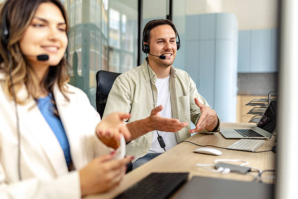 istock Team collaboration in a modern office setting with professionals engaged in a business meeting 2225373230