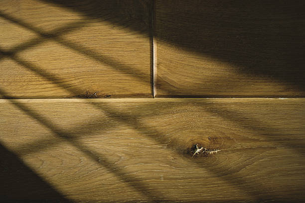 istock Wooden surface with natural patterns and subtle shadows in warm lighting 2225373462