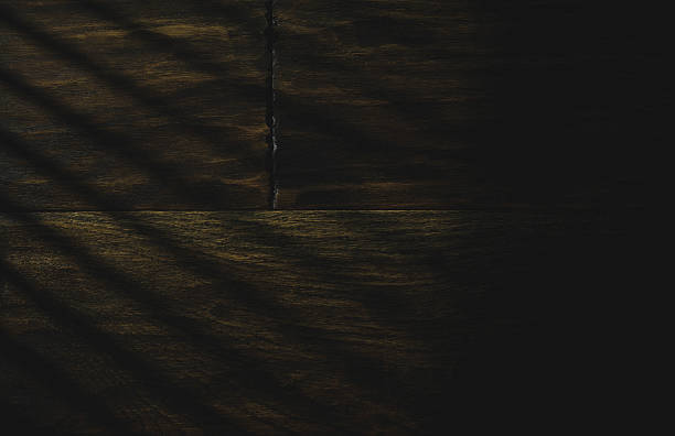 istock Wooden surface with natural patterns and subtle shadows in warm lighting 2225373797
