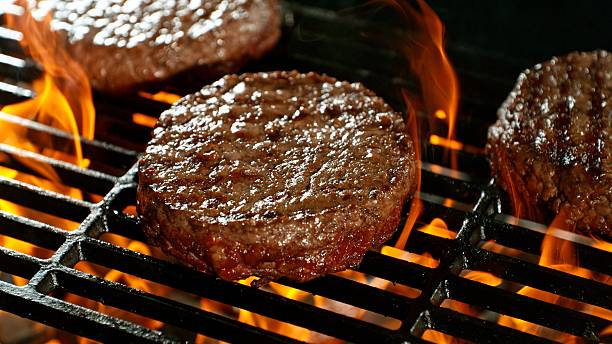 istock Close-up of Beef Steak on a Grill 2225374708