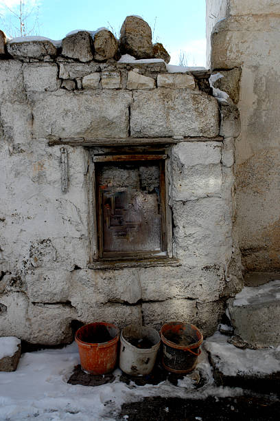 istock Winter in a small Anatolian town 2225375314