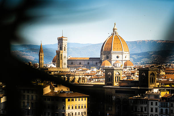 A view from above of the Cathedral in Florence