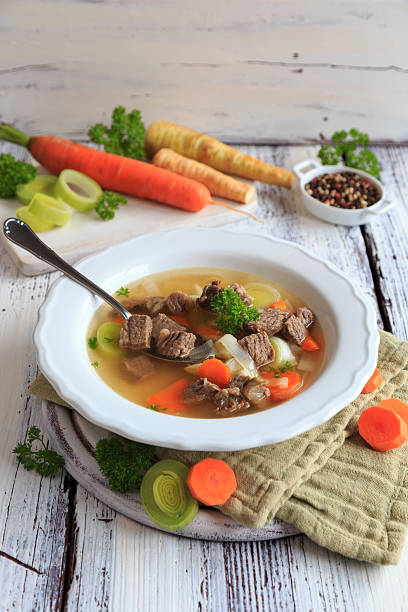 istock Hearty beef soup grandma's style 2225376197