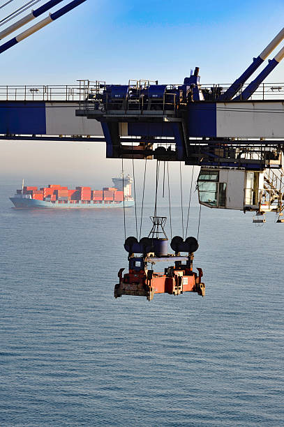 istock Container ship in import export and business logistic, International transportation, Business logistics concept 2225390743