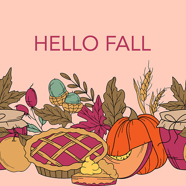 Line Design For Fall 200+ Fall Line Border Stock Photos, Pictures & Royalty-Free Images - iStock