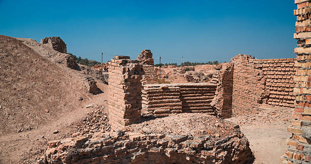 istock Exploring ancient ruins of Babylon in Iraq during bright sunlight 2225393781