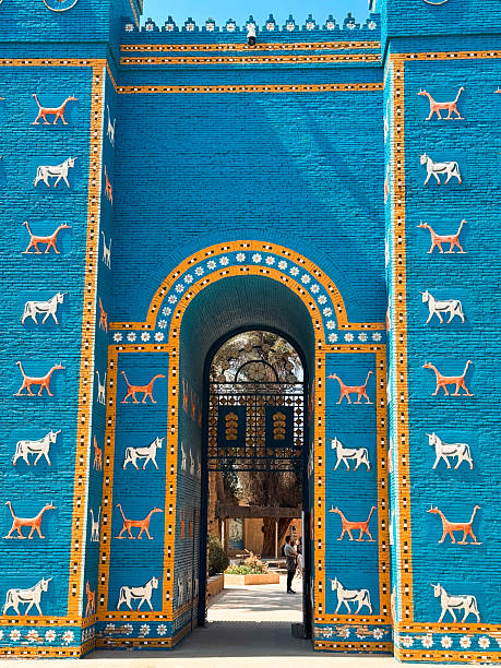 istock Exploring the vibrant Ishtar Gate in Babylon Iraq during a sunny day 2225393947