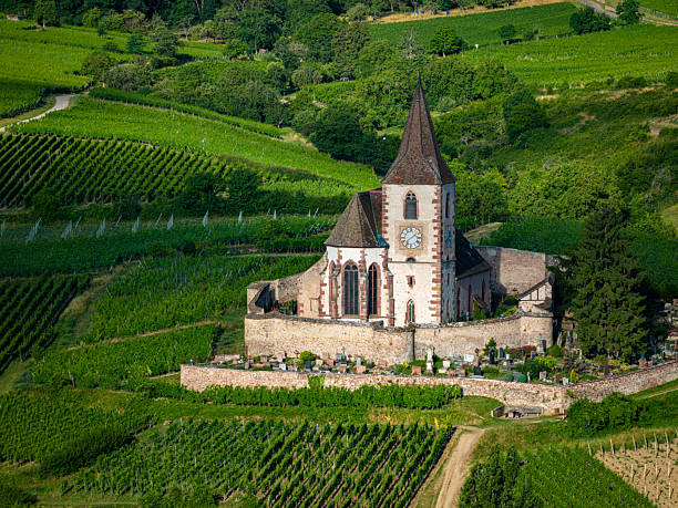 istock Route des Vins Village in Alsace 2225405346