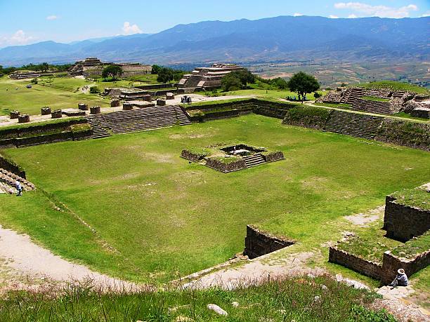 istock Monte Alban archaeological site in Oaxaca, Mexico 2225420995