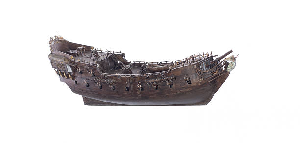 istock medieval battle frigate ship isolated on white background 2225422638