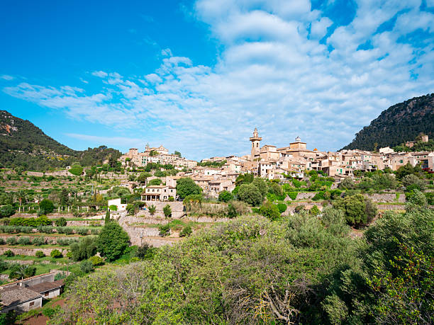 Village view of Valldemossa, Mallorca, Balearic Islands, Spain