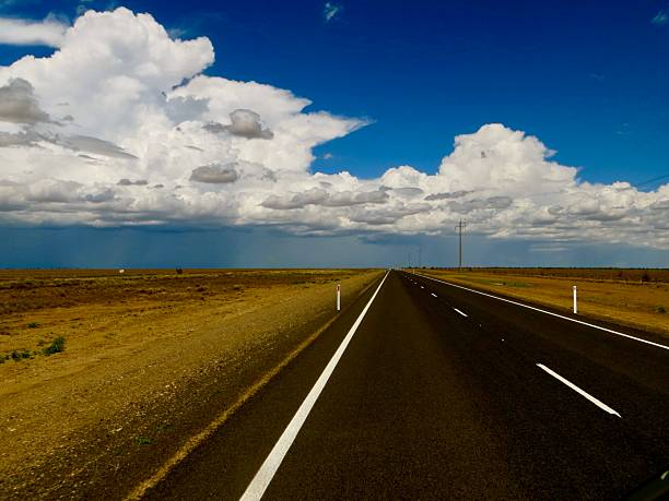 istock Endless Road Through the Australian Outback 2225436396