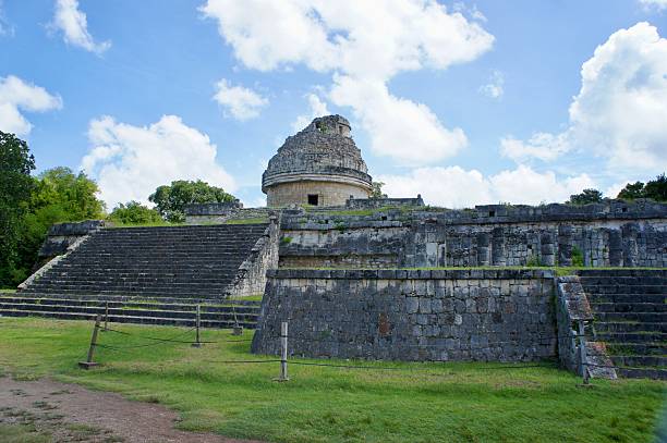 Grupo de las Monjas.The famous pyramid shape temple in Yucatan peninsula, Mexico.