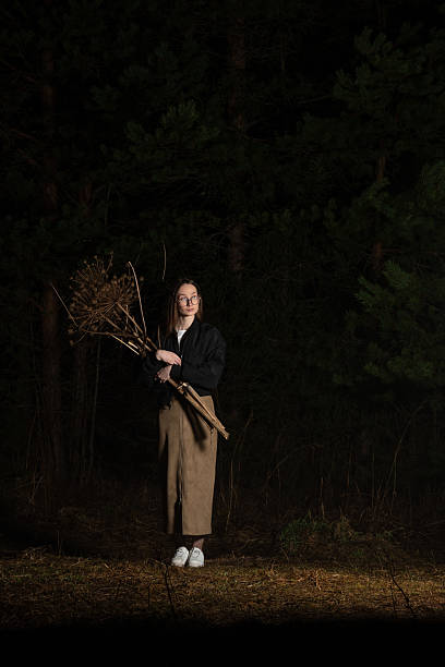 istock Woman hold dry hogweed 2225456900