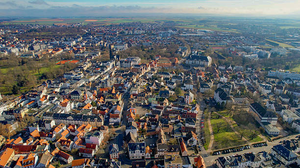 istock Aerial view around the town Kassel in Germany 2225457125