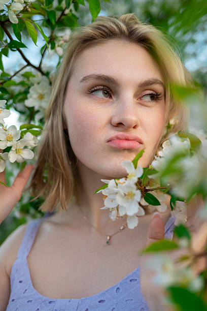 istock Flowers girl portrait 2225466457