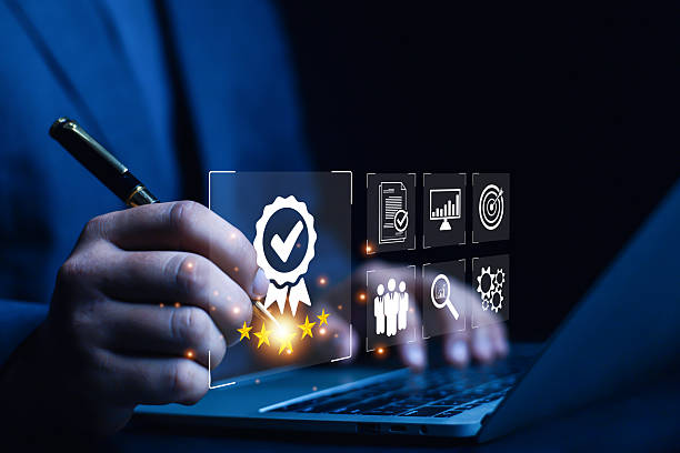 istock Businessmen review contract documents, manage documents and agreements, sign contracts and business cooperation, have an efficient accounting document system without using paper. 2225470670